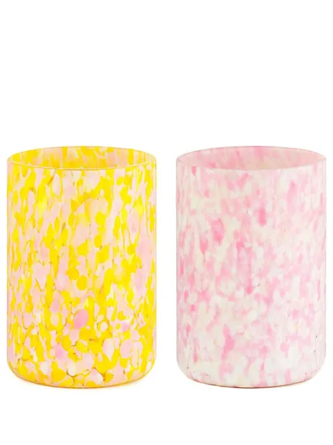 Stories of Italy Macchia set of two mixed tumblers